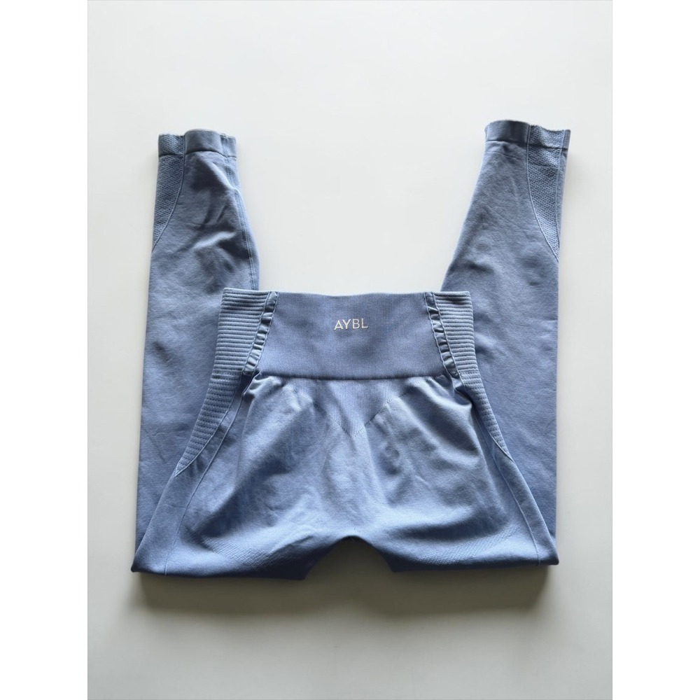 AYBL Balance V2 Seamless Leggings Light Blue High Waisted Size M